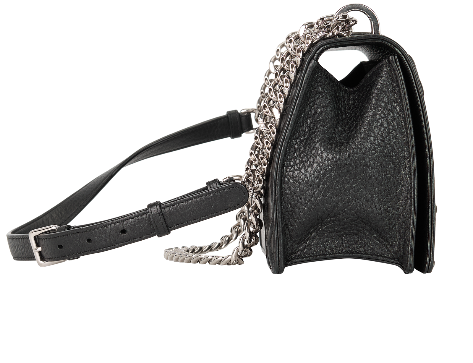 Diorama M, &pound;1,100, Handbags, Black, Leather, Side view